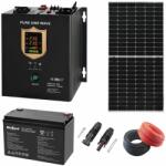 Rebel Sistem Fotovoltaic 500W Hibrid consum propriu din retea cu incarcare automata si Baterie gel 100A inclusa (40901-)