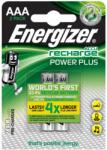 Energizer Mikroceruza akku AAA NiMH, 1, 2V 700 mAh, 2 db, Energizer Power Plus HR3, HR03, UO100557, DC2400, DC2400B4N, LR03 (E300626500) (E300626500)
