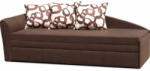  Széthúzható kanapé, barna, bal, szövet Alova, LAOS (0000071751)