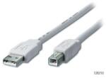 Equip USB Kabel 2.0 A-B St/St 1.8m transparent Polybeutel (128650) (128650)