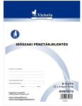  Nyomtatvány, időszaki pénztárjelentés, 25x4, A4, VICTORIA 'B. 13-21 (NVB1321VDB) - cartridge