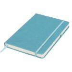  Jegyzetfüzet A/5 128 vonalas lap, vízkék szín, gumipánttal + tolltartó gumigyűrű, könyvjelzővel