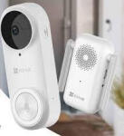 EZVIZ CS-DB2-A0-2C3WPB Vezetéknélküli kaputelefon szett, 3 MP, 2mm objektív, Wifi, Mikrofon/Audio (CS-DB2-A0-2C3WPB)