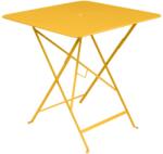 Fermob Sárga fém összecsukható asztal Fermob Bisztró 71 x 71 cm (FB-0244-C6)