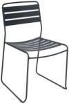 Fermob Fekete fém egymásra rakható kerti szék Fermob Meglepő (FB-1215-42)