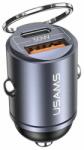 USAMS Incarcator USB, Type-C, Fast Charging, 30W pentru Masina - Usams C38 US-CC206 (CC206CC01) - Tarnish