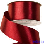  Szatén szalag 50 mm x 22.86 m - Bordó