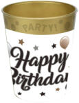 Születésnap Happy Birthday Milestone micro prémium műanyag pohár 250 ml