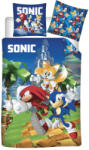Sonic Sonic, a sündisznó Speedy Dreams ágyneműhuzat 140×200cm, 70×90 cm