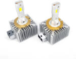 LEDtech D1S LED izzó CANBUS 12V 6500K Jégfehér - Hideg fehér 5070 CSP LED autóba - X9L 6000 lm - 2db-os készlet ✔️ (D1S-LED-X9L)