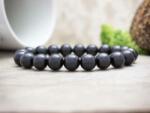 R. M. ékszer Ónix ásvány karkötő 10mm (5231-RM-16)