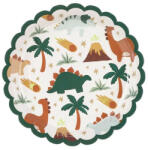 Partydeco Papírtányér 18cm 6db dinoszaurusz (LUFI436760)