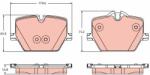 TRW set placute frana, frana disc TRW GDB2419 - centralcar