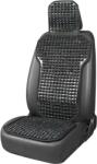 AMiO Husa scaun auto cu bile de masaj, suport lombar si tetiera, dimensiuni 126 x 44 cm, culoare Neagra