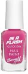 Barry M Lac de unghii - Barry M In A Flash Quick Dry Nail Paint Manic Mauve