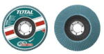 TOTAL - Disc Abraziv Cu Zirconiu 115mmx22mm , P60 (tac641152) - pcone Disc de taiere