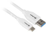 Sharkoon USB 3.1 Cable A-C - white - 1m - pcone