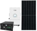 V-TAC Invertoare solare KIT PANOU FOTOVOLTAIC 30MM 10KW + INVERTOR + BATERIE (SKU-100172) - pcone