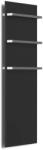 AREZZO design design ONYX 3 BLACK MATT elektromos törölközőszárító radiátor