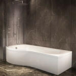 Sanica P alakú aszimmetrikus fürdőkád 170x70cm balos (500-AKK000PSHSL170070)