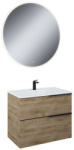 AREZZO design design Canela tölgy MONTEREY 80 cm-es szett beépített mosdóval