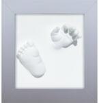 Happy Hands 3D DeLuxe set de mulaj pentru amprentele bebelușului White 23x23 cm