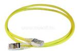 Legrand 051551 RJ45-RJ45 Cat6A árnyékolt (S/FTP) LSZH (LSOH) 1 méter sárga d: 5, 2mm AWG28 LCS3 patch kábel (LEGRAND_051551) (LEGRAND_051551)