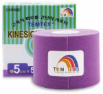 Temtex Tape Classic bandă elastică muschii si articulatiile culoare Purple 1 buc - notino - 56,00 RON