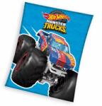 Carbotex Hot Wheels: Monster Trucks korall takaró - 130 x 170 cm (HW232403-KOC) - jateknet