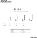 FUDO Hooks Carlige FUDO Fly-01 debarbetate BN, Nr. 12, 14buc/plic (8101-12)