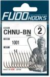 FUDO Hooks Carlige FUDO Chinu, Black Nickel, Nr. 1/0, 9buc/plic (1001-1/0)