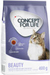 Concept for Life Concept for Life Preț special! 400 g Hrană uscată pisici - Beauty Adult Rețetă îmbunătățită