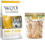 Wolf of Wilderness Wolf of Wilderness 12 kg hrană câini + 750 g Lukullus snackuri gratis! - Sunny Glade Vânat Bigpacks Oase fine Pui 15 cm