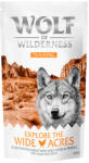  Wolf of Wilderness Wolf of Wilderness Preț special! 2 x 100 g Training Snackuri câini - Adult Explore the Wide Acres Pui (2 g)