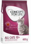 Concept for Life Concept for Life Preț special! 400 g Hrană uscată pisici - All Cats 10+ Rețetă îmbunătățită