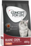 Concept for Life Concept for Life Preț special! 400 g Hrană uscată pisici - Maine Coon Adult Somon rețetă fără cereale