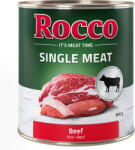 Rocco Rocco 22 + 2 gratis! 24 x 800 g Single Meat Hrană umedă câini - Vită