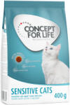 Concept for Life 400g Concept for Life Sensitive Cats - javított receptúra! száraz macskatáp 20% árengedménnyel