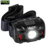 Vayox VA0020 LED Fejlámpa Mozgásérzékelővel - Újratölthető, PRO Sorozat
