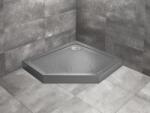 Radaway Cadita de dus pentagonala, acrilica cu aspect de piatra, Radaway Doros PT E Compact Stone Anthracite SDRPTP1080-05-64SL (SDRPTP1080-05-64SL)