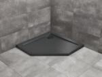 Radaway Cadita de dus pentagonala, acrilica cu aspect de piatra, Radaway Doros PT Stone Black SDRPT1010-01-54S (SDRPT1010-01-54S)