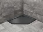 Radaway Cadita de dus pentagonala, acrilica cu aspect de piatra, Radaway Doros PT E Stone Black SDRPT1080-01-54SL (SDRPT1080-01-54SL)