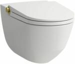 Laufen CLEANET RIVA Bidés WC, rimless, fali, mélyöblítésű, perem nélküli, ülőkével Fehér H8206917620001 (H8206917620001)