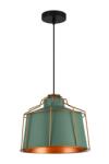 GTV Lampa tavan - Ceiling fixture GOA , 3499, AC220-240V, 50/60Hz, 1*E27, IP20, Diameter 32 CM, single, green (OS-GOA-26-DEC)