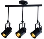 GTV Lampa tavan - Ceiling fixture DEMIR 3, 4014, AC220-240V, 50/60Hz, 3*E27, IP20, triple, black (OS-DEM3-10-DEC)