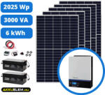 AKKUELEM. hu Szakszerviz 2025 W napelemes rendszer 250Ah/24V energiatárolóval + VM III 3000 inverter