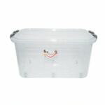 ALM Cutie 50L capac si roti din plastic transparent (ALM 090523-6)