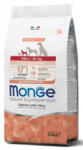 Monge Mini Puppy&Junior Monoprotein lazac-barna rizs száraztáp kutyának 2, 5kg