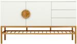 Tenzo Matt fehér lakkozott komód Tenzo Lapát 176 x 43 cm (9007105605)