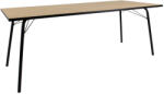 Tenzo Tölgyfa étkezőasztal Tenzo Flow 200 x 90 cm fém talppal (9002880682)